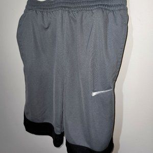 Nike Dri-Fit Youth Boys Gray Shorts (Large / Size: 10-12)